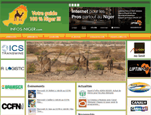Tablet Screenshot of infos-niger.com